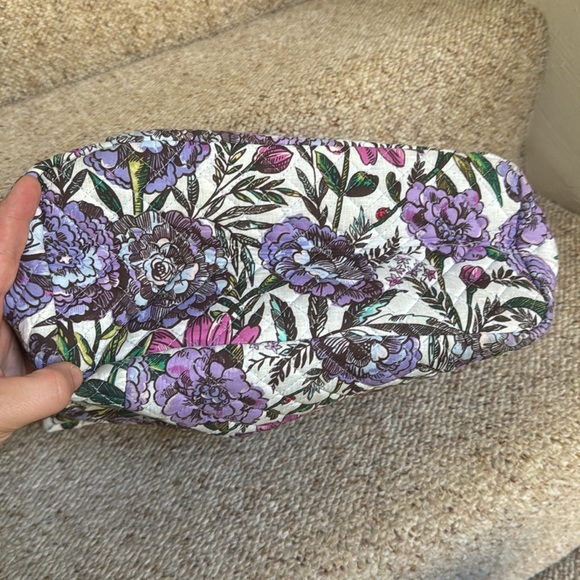 Vera Bradley Carson East West Tote in Lavender Meadow - Picture 9 of 9